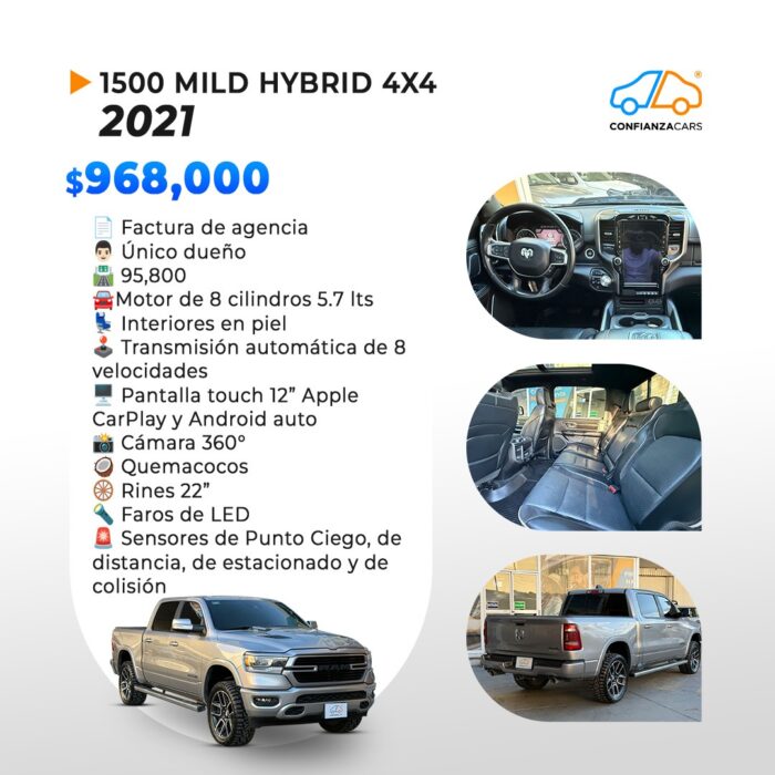 RAM1500 MILD HYBRID LARAMIE SPORT 4X4 2021 - Image 2