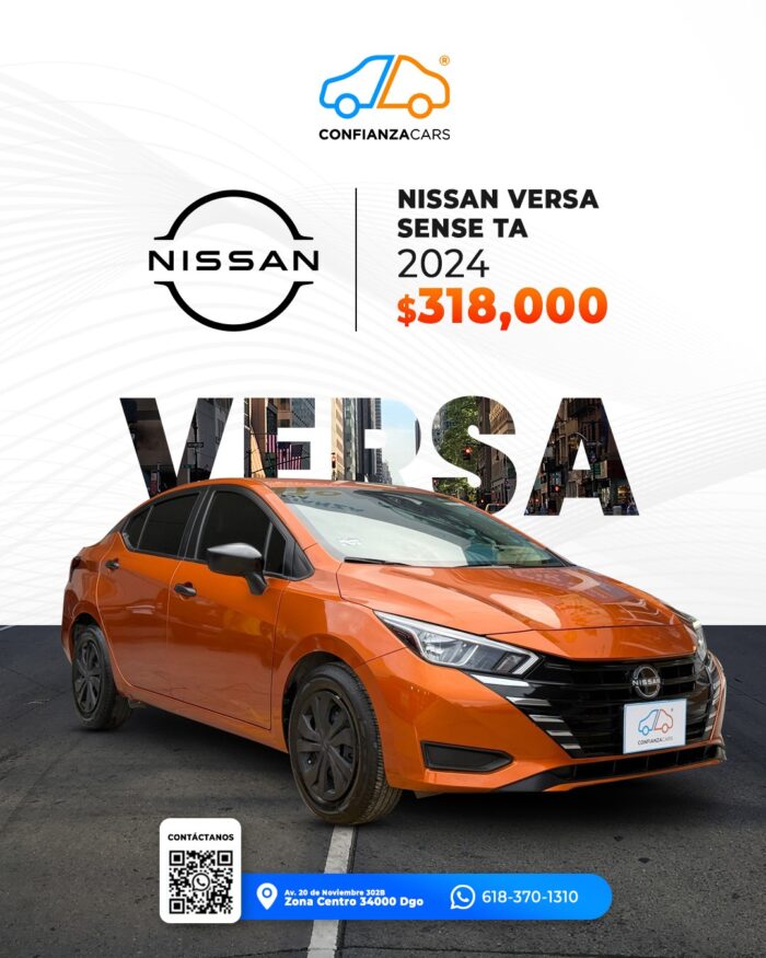 NISSAN VERSA SENSE AT 2024