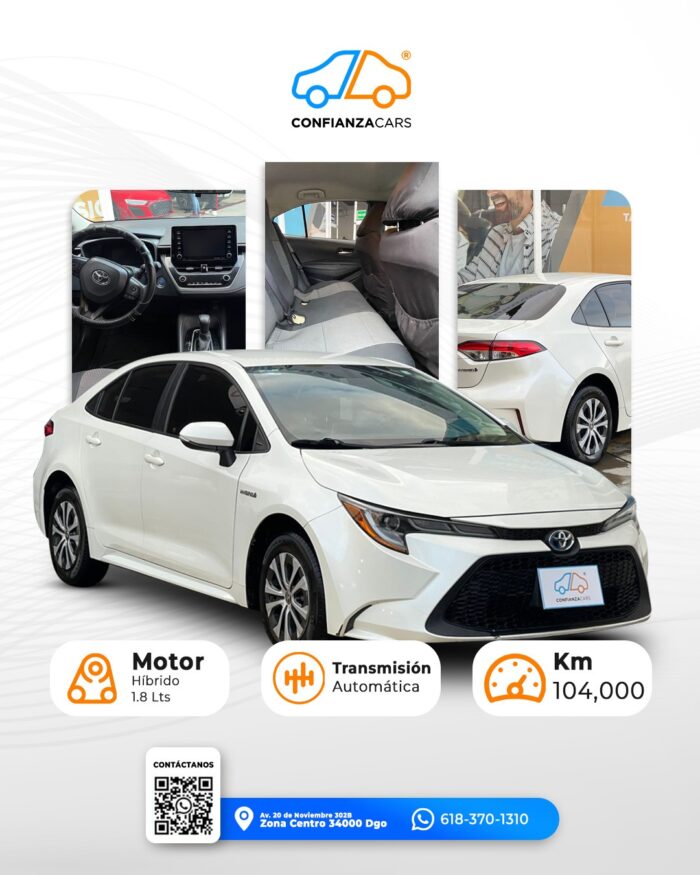 TOYOTA COROLLA LE HV 2020 - Image 2