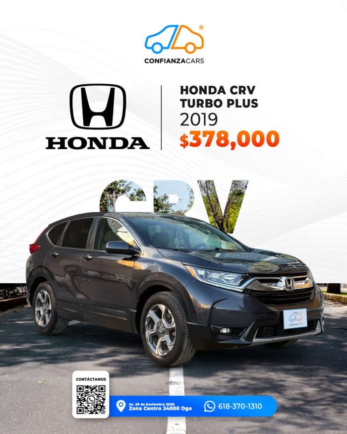 HONDA CRV TURBO PLUS 2019