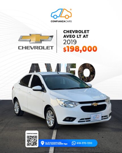 CHEVROLET AVEO LT AT 2019