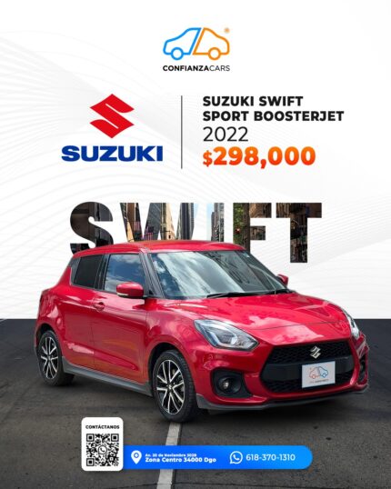 SUZUKI SWIFT SPORT BOOSTERJET 2022