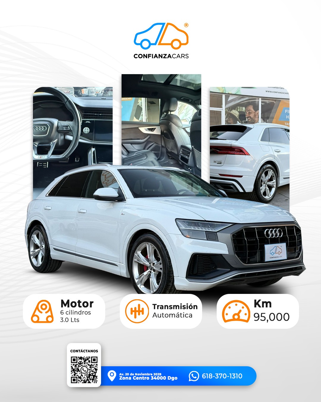 AUDI Q8 55 TFSI MILD HYBRID 340 HP S LINE 2019 - Image 2