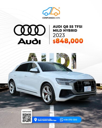 AUDI Q8 55 TFSI MILD HYBRID 340 HP S LINE 2019