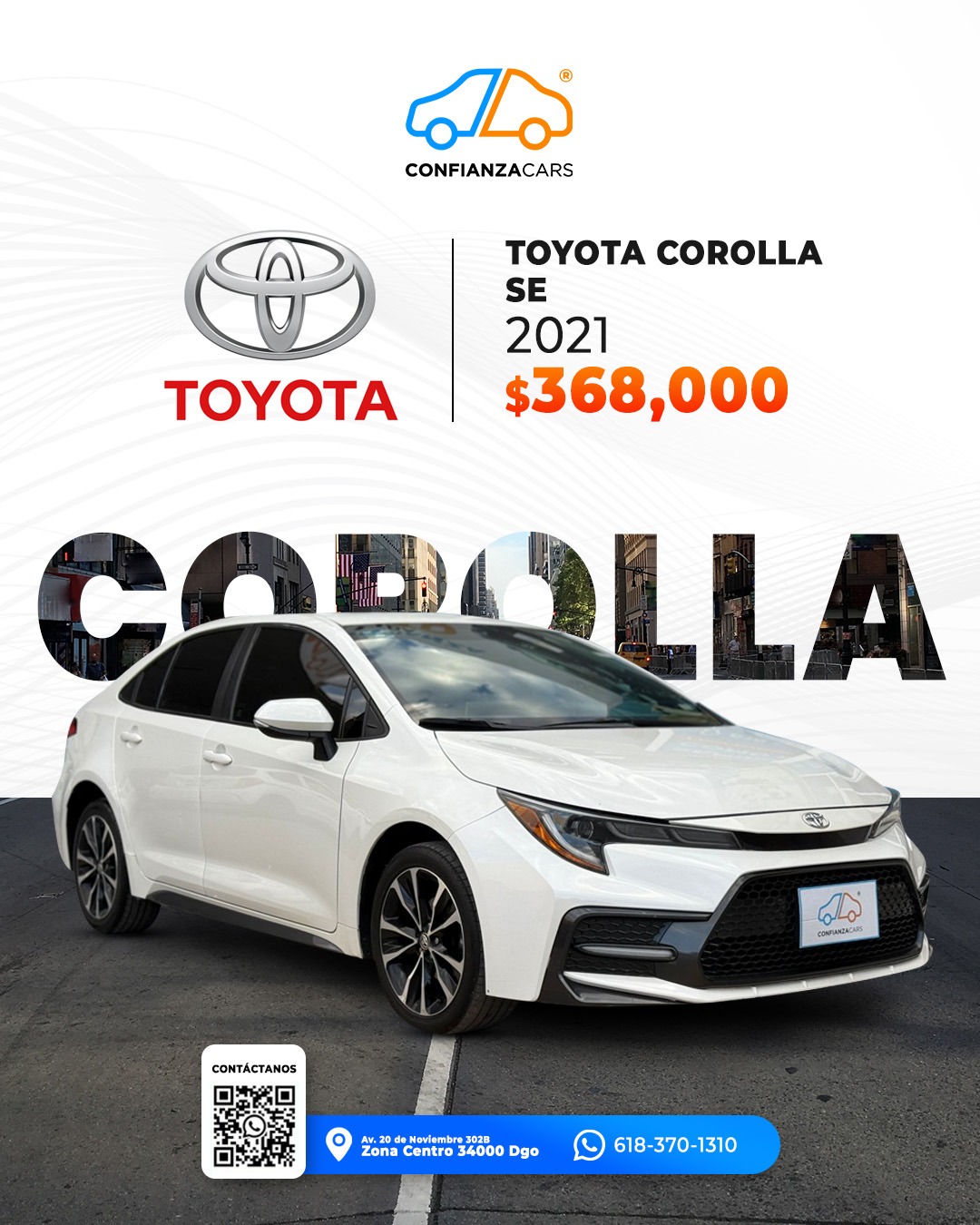 TOYOTA COROLLA SE 2021