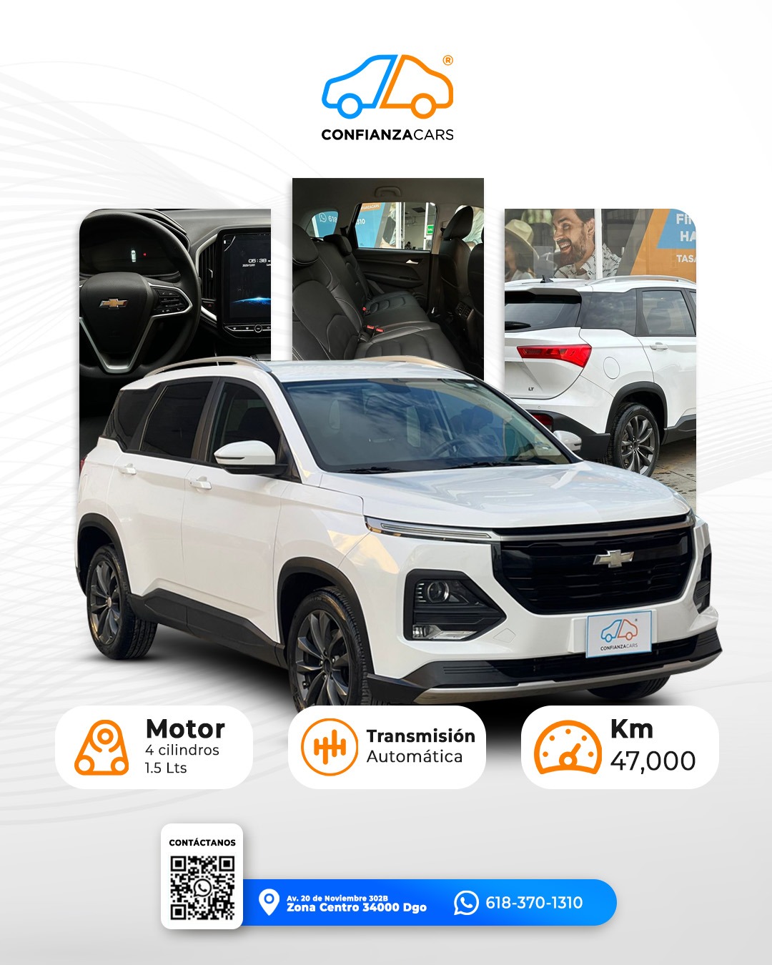 CHEVROLET CAPTIVA LT 3 FILAS 2023 - Image 2