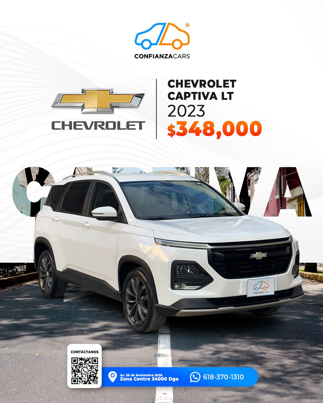 CHEVROLET CAPTIVA LT 3 FILAS 2023