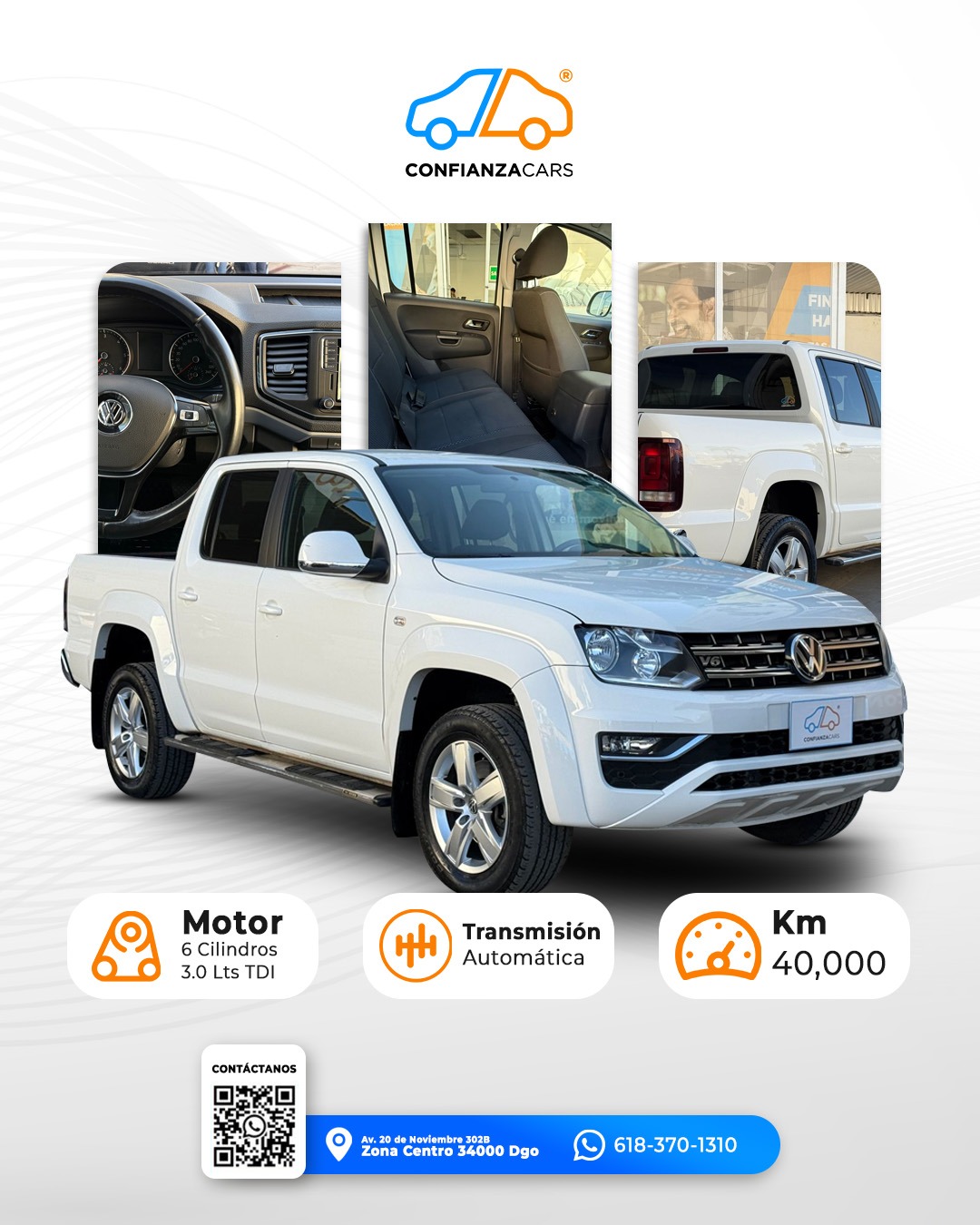 VOLKSWAGEN AMAROK HIGHLINE 4 MOTION DIÉSEL 2023 - Image 2
