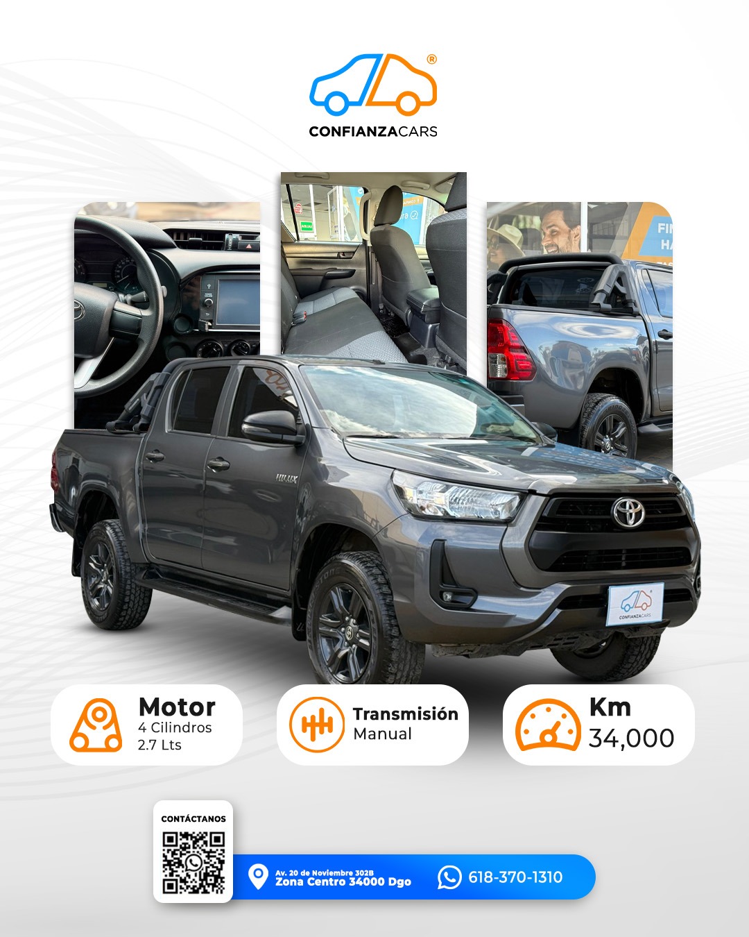 TOYOTA HILUX DOBLE CABINA SR 2024 - Image 2