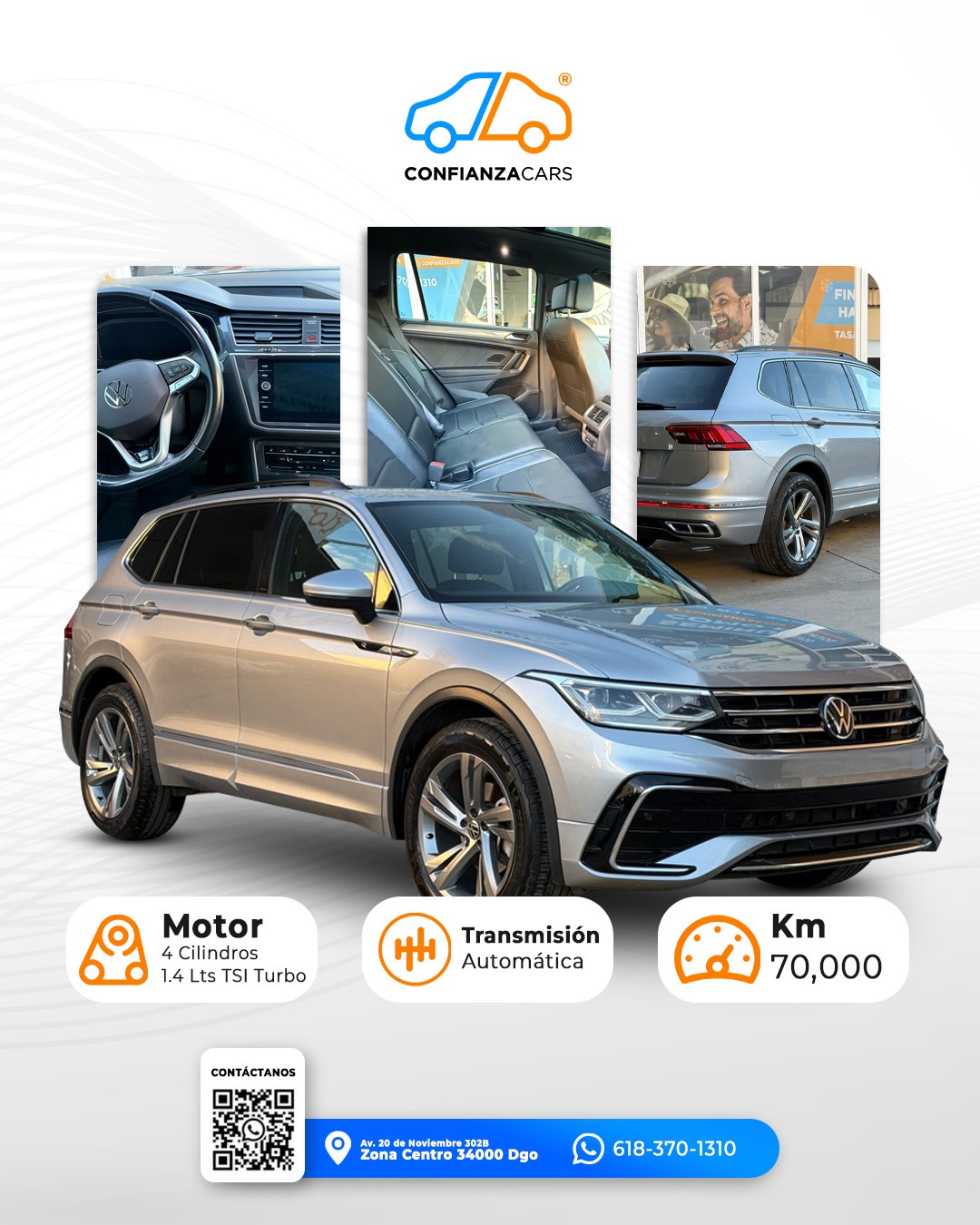 VOLKSWAGEN TIGUAN R LINE TSI 2023 - Image 2