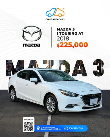 MAZDA MAZDA 3 I TOURING AT 2018