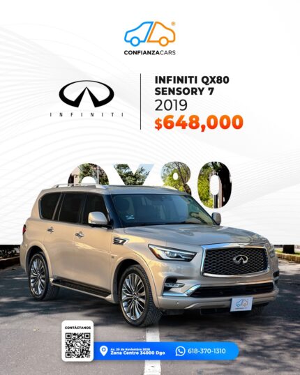 INFINITI QX80 SENSORY 7 2019
