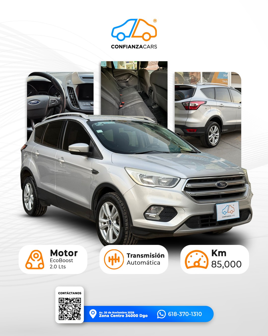 FORD ESCAPE PLUS 2018 - Image 2